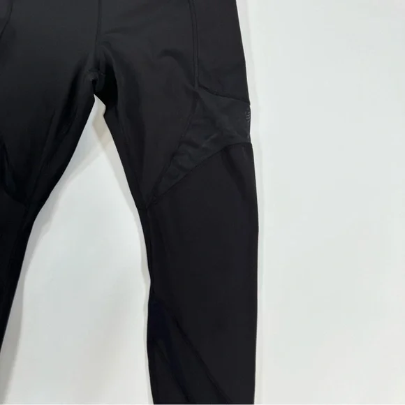 ♠️Member’s Mark Compression Ankle Leggings XL Black | Mesh Detail Pockets - Picture 2 of 5